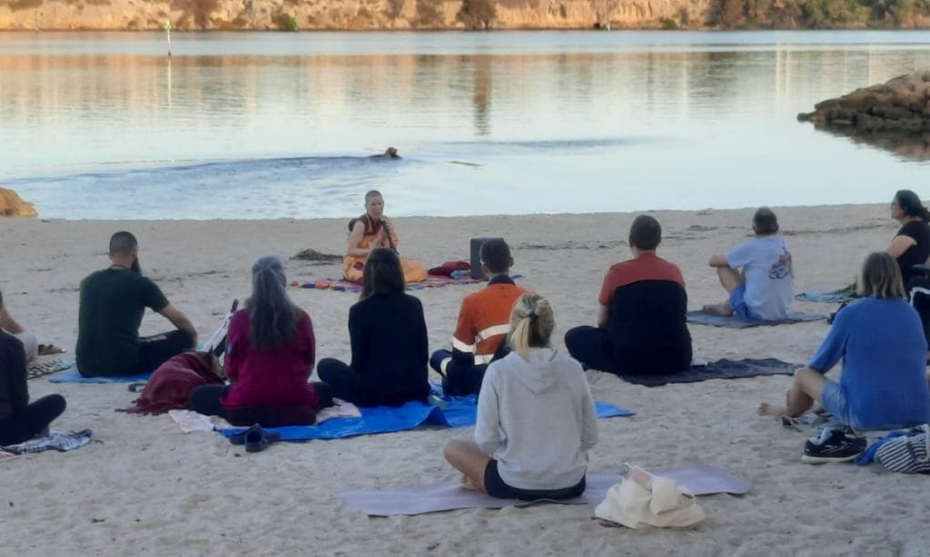 2. Perth Australia meditate by the river