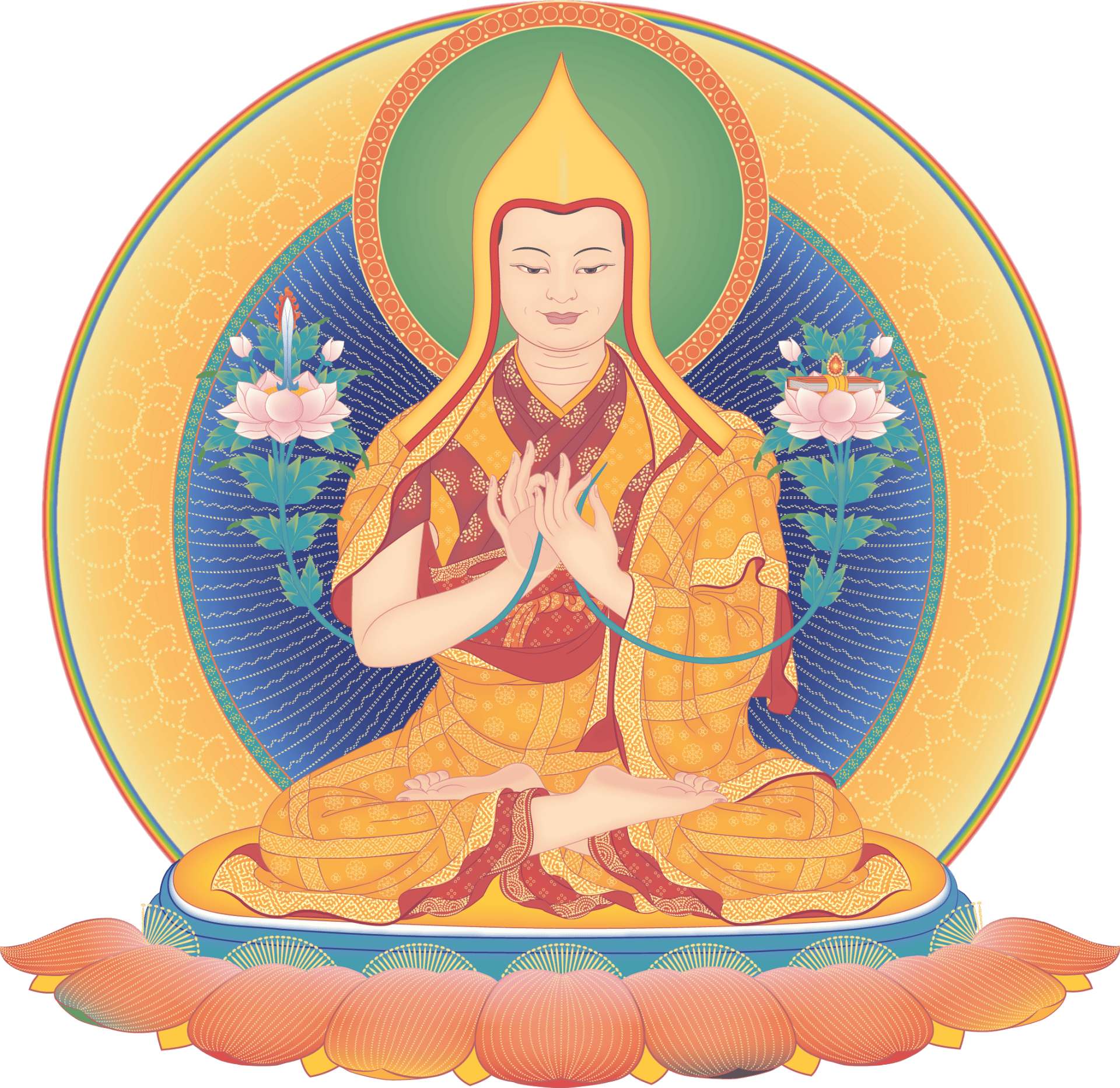 Je Tsongkhapa 4_transparent