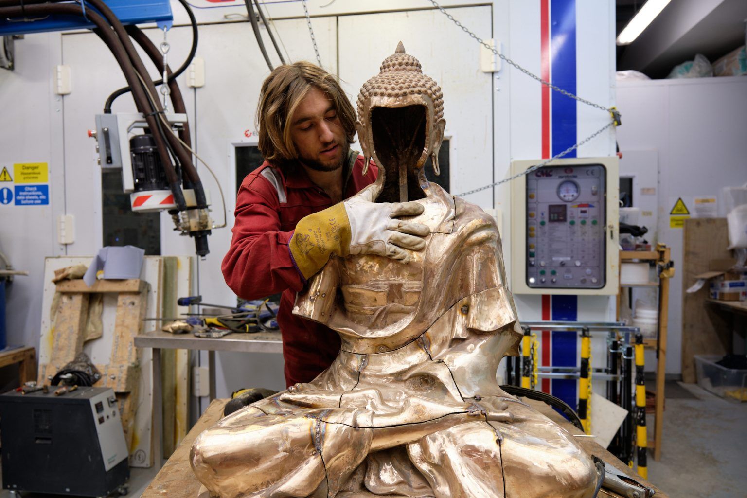 3. Metal statues project