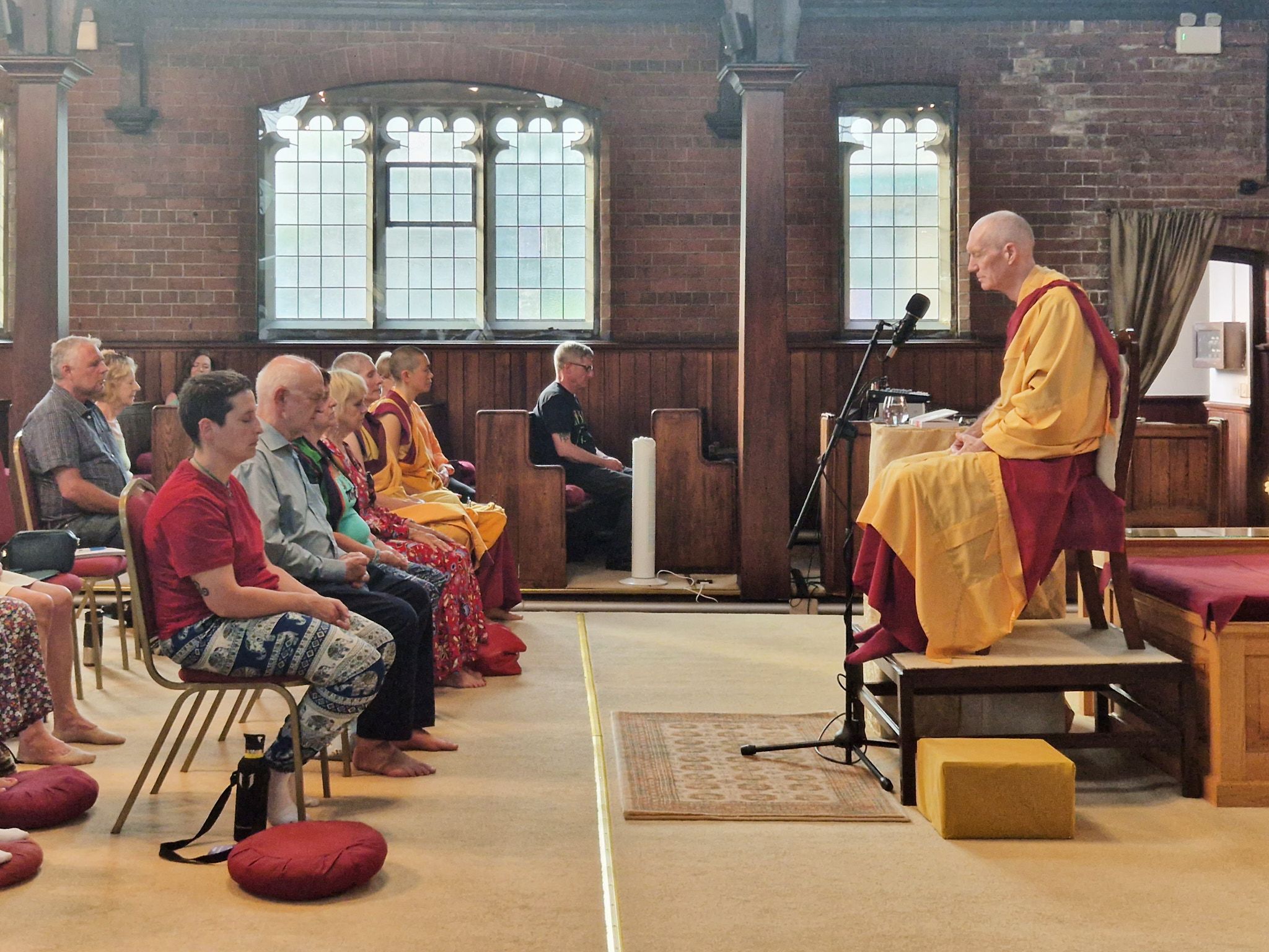 Gen-la Khyenrab special visit at KMC Vajrapani