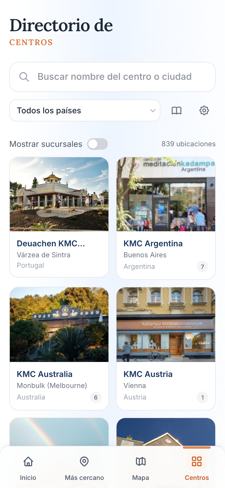 Browse centers