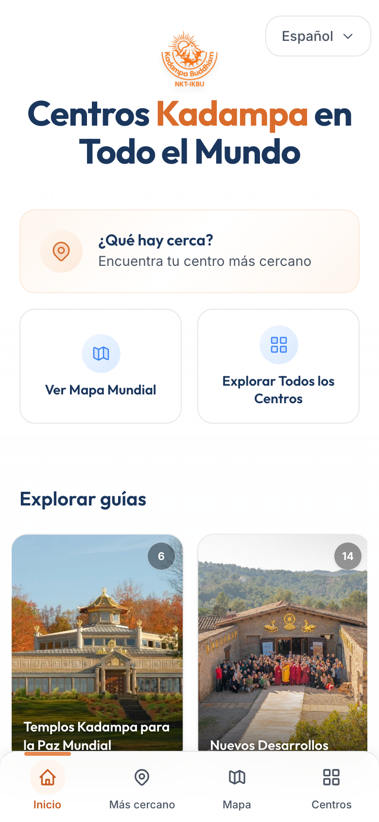 Home screen