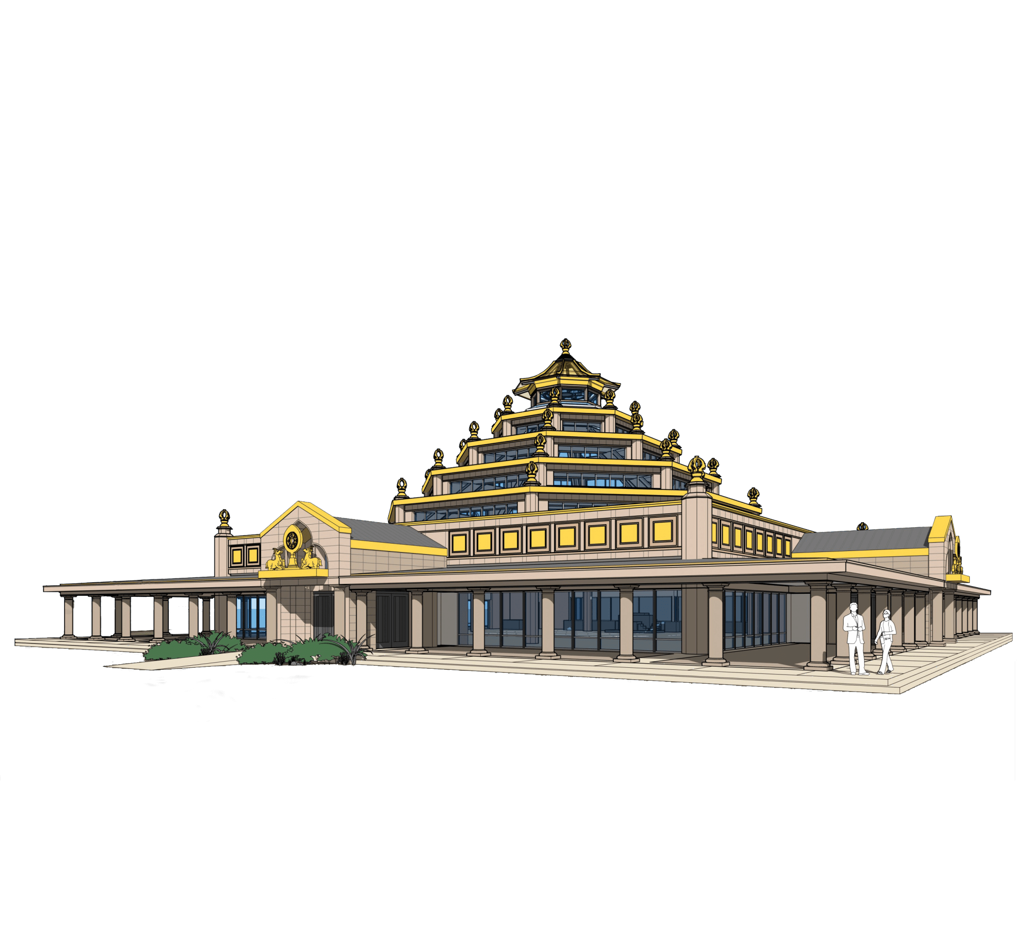 Les Temples Pour La Paix Dans Le Monde Le Bouddhisme Kadampa