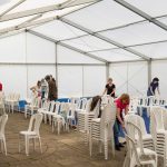 volunteers chairs marquee 2019