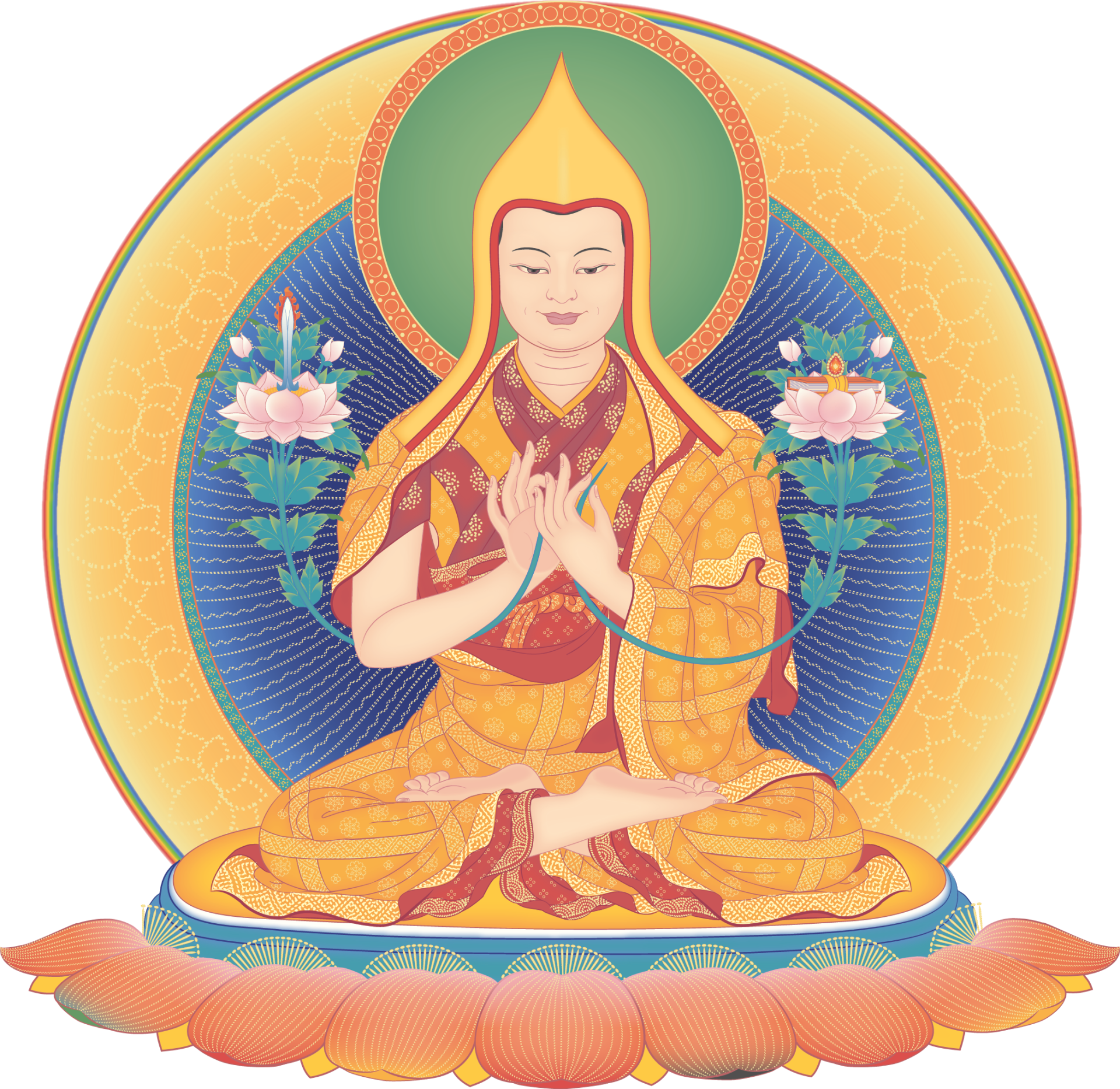 Je Tsongkhapa 4_transparent