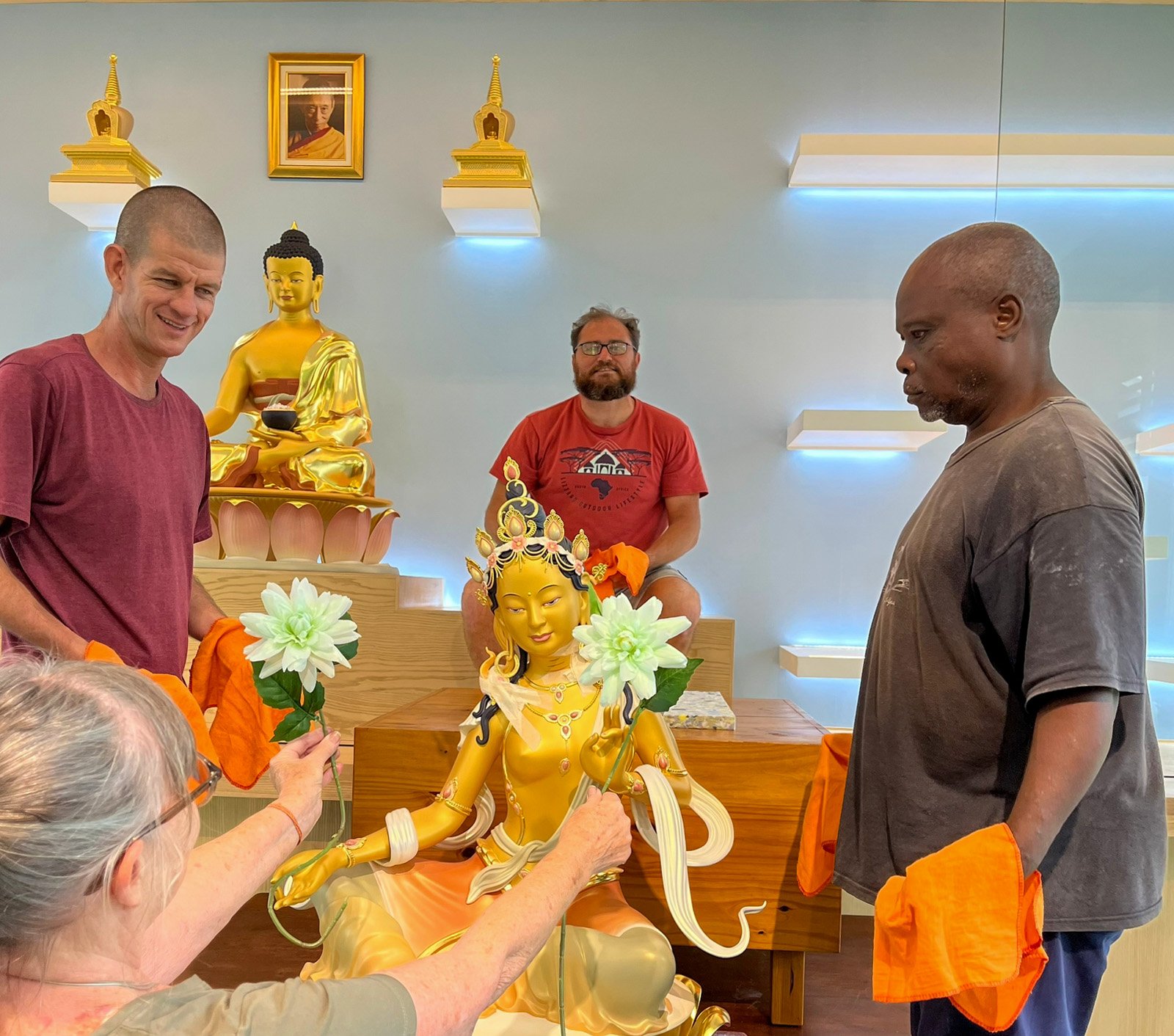 New Statues for Durban Centre Kadampa Buddhism