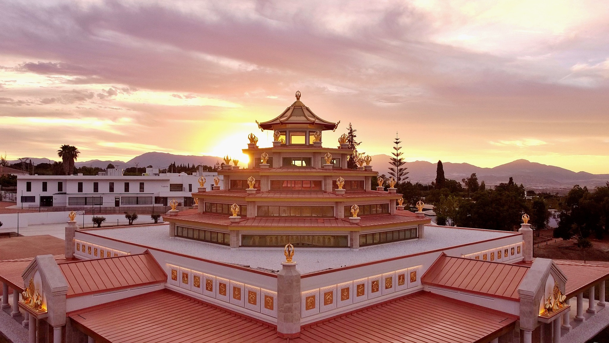 One year on for Sixth Kadampa Temple for World Peace