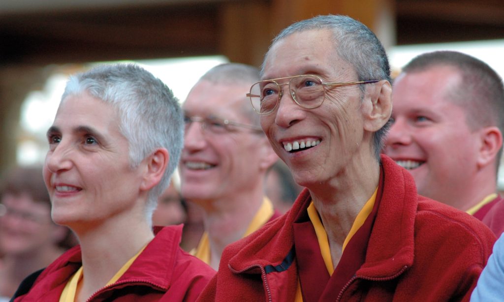 Venerable Geshe Kelsang Gyatso Rinpoche-laughing-play