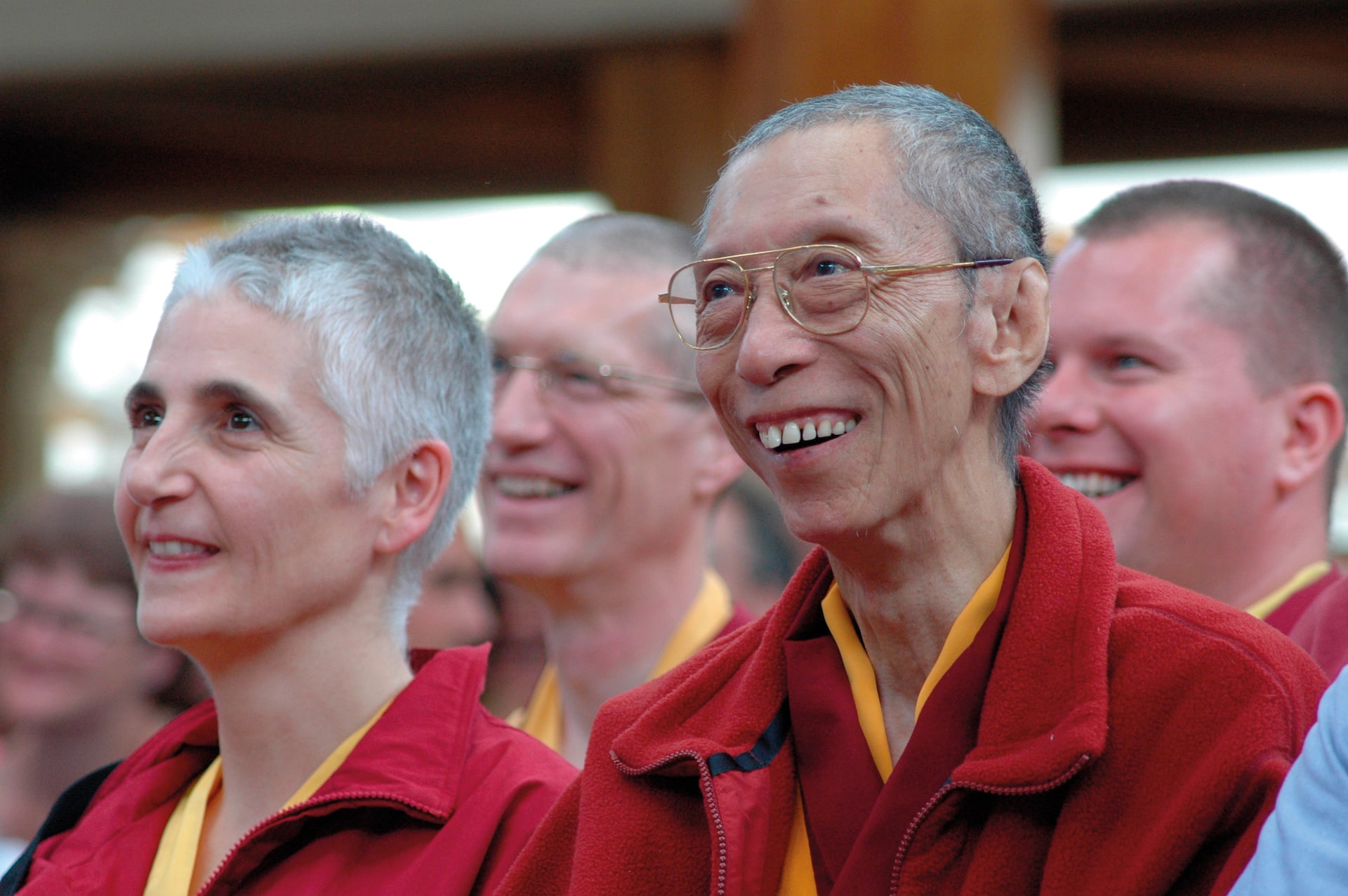 Venerable Geshe Kelsang Gyatso Rinpoche-laughing-play