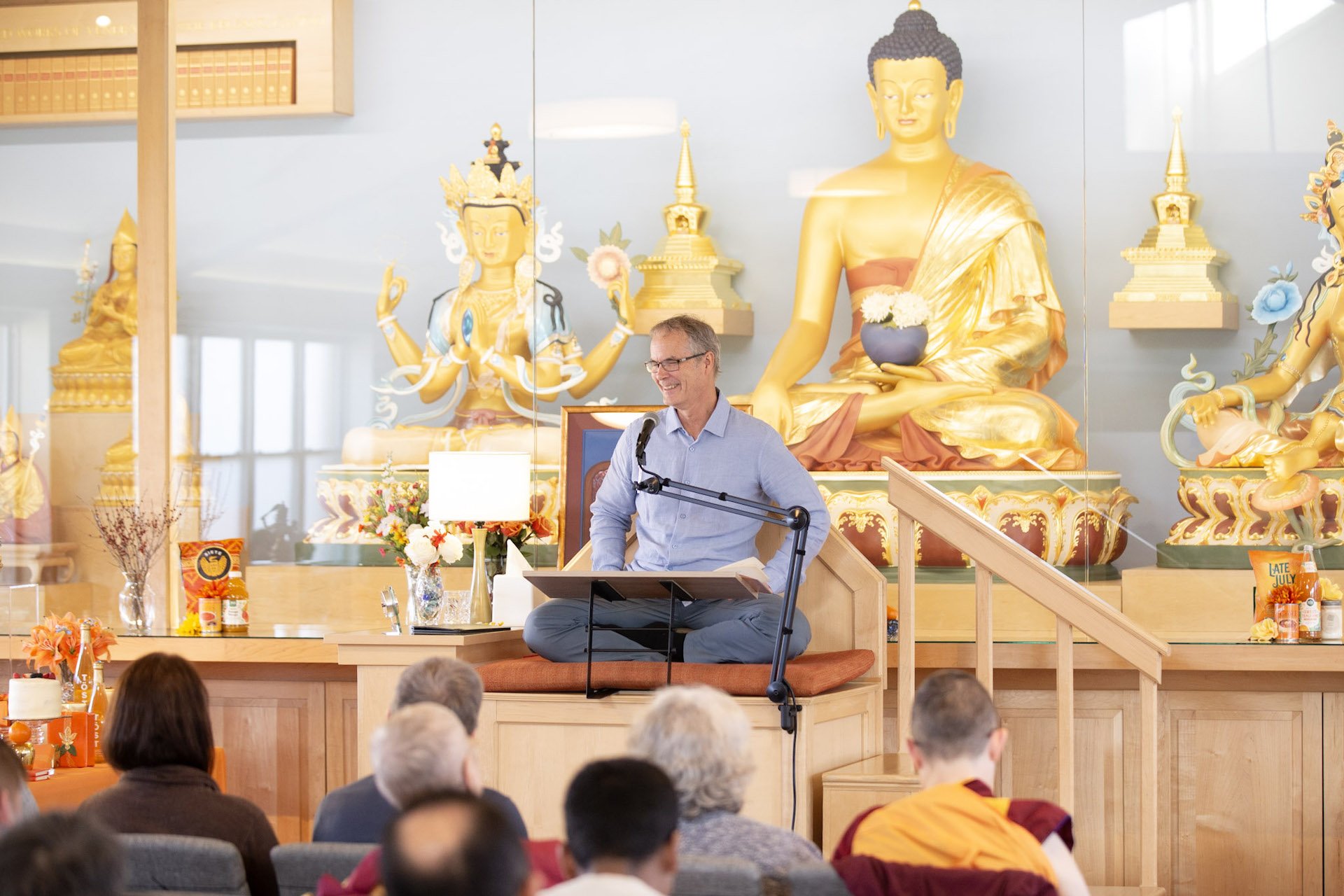 Buddha Manjushri empowerment .with East Coast National Spiritual Director Kadam Morten Clausen.