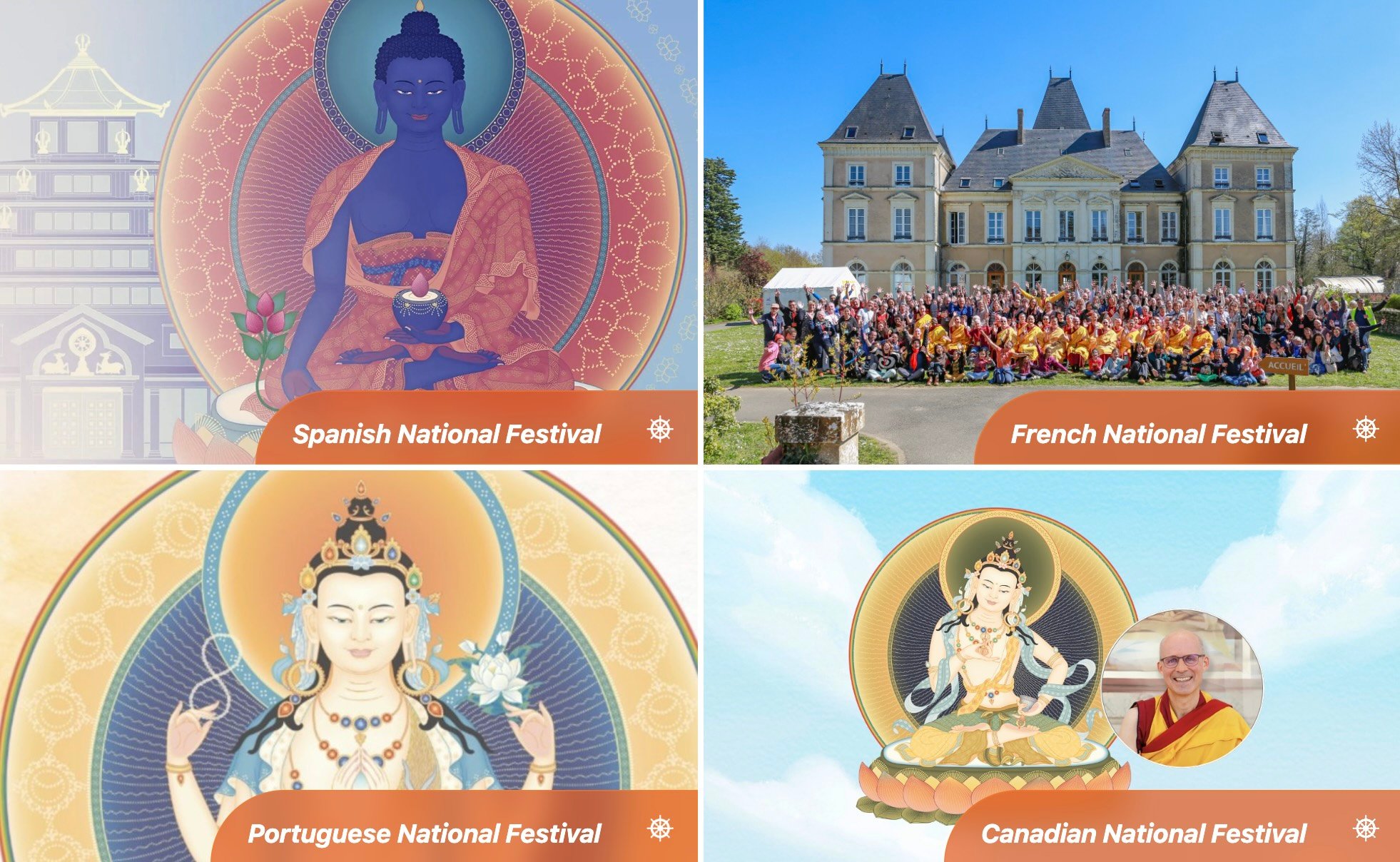 National Festivals in Spain, France, Portugal and Canada