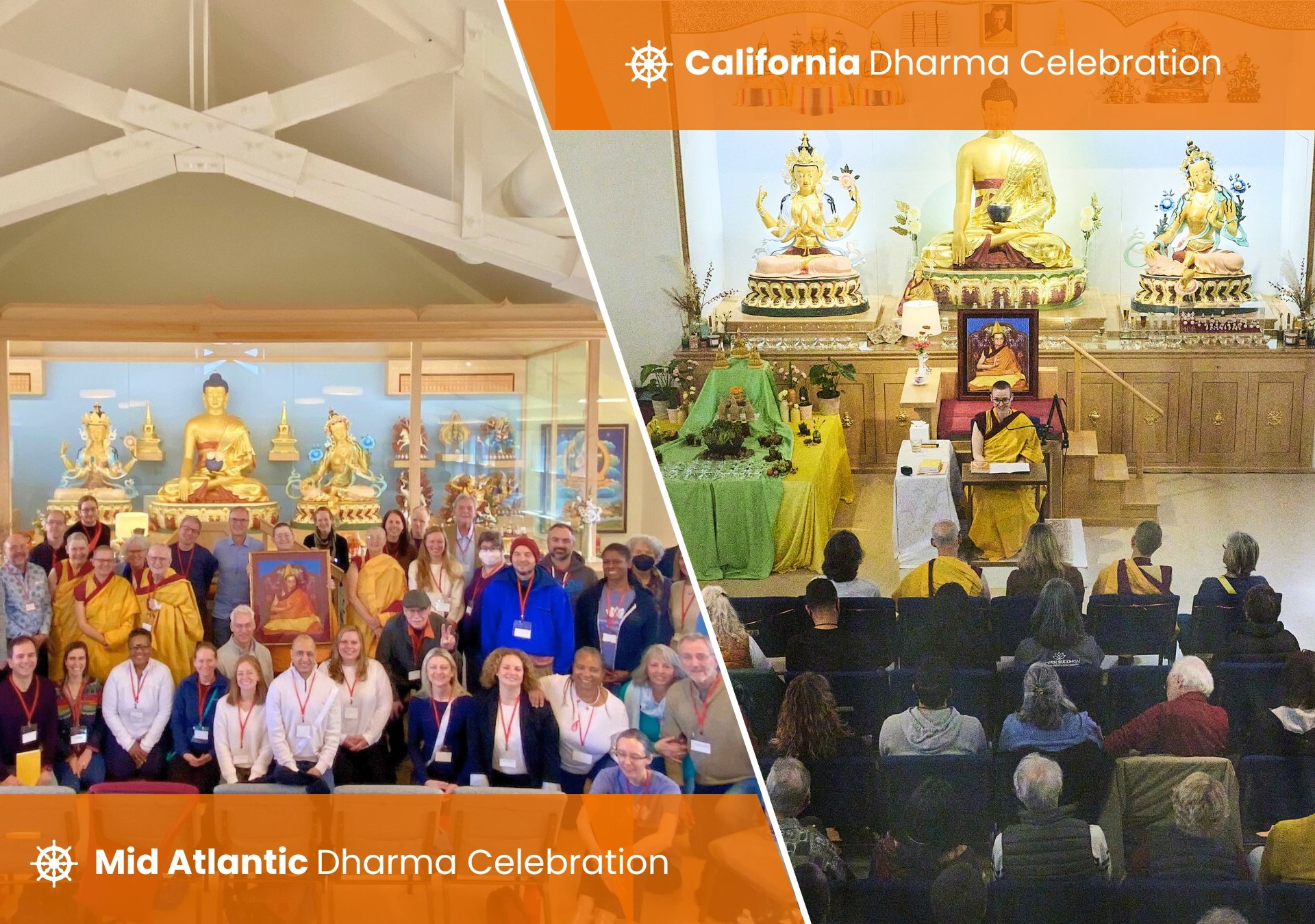 Dharma Celebrations 2025 in East and West USA