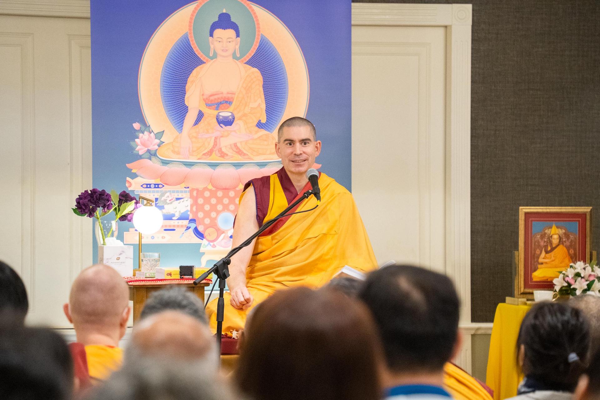 The empowerment of Je Tsongkhapa from our National Spiritual Director, Gen Kelsang Rabten 