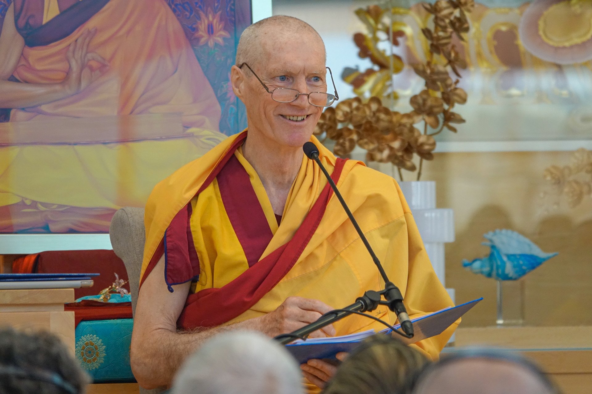 Teachings & empowerment with Gen-la Khyenrab